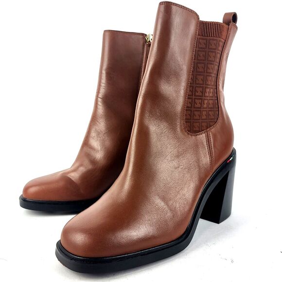 Sarto Franco Sarto Womens Paula Brown Chelsea Ankle Boots Size 10 M - Picture 1 of 16